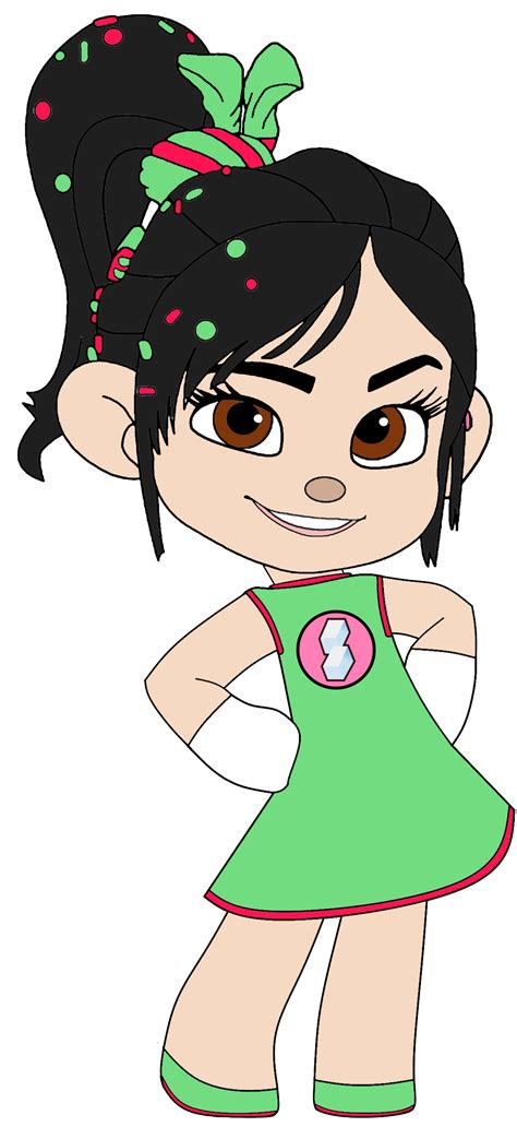 Vanellope in her Night Out Outfit with her Sugar Rush Badge - Walt ...