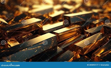 Abstract Background of Gold Bars Stock Illustration - Illustration of economics, bank: 285893177