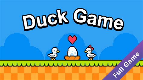 Duck game - a game example from the GDevelop game making app | GDevelop