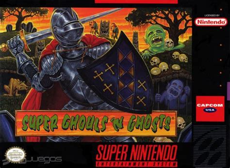 Carátula oficial de Super Ghouls 'N Ghosts - SNES - 3DJuegos