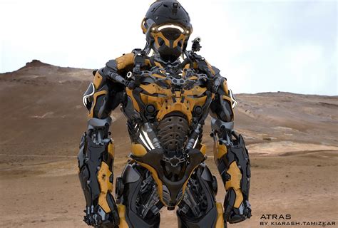 Futuristic Military Robot