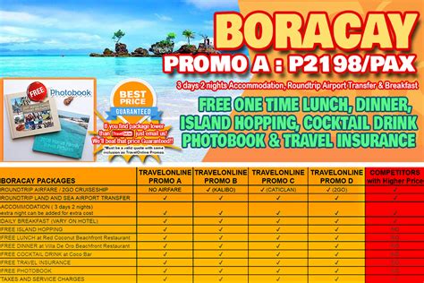 Boracay Prices - Boracay Packages Promo for 2019