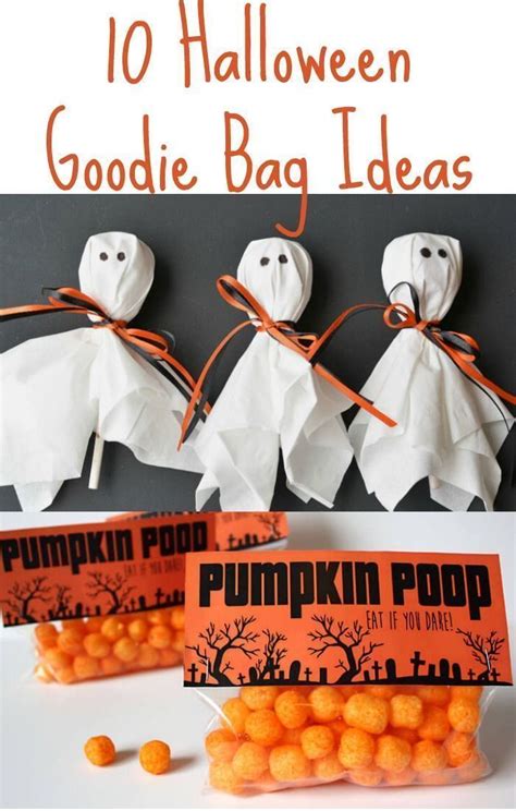 12 DIY Halloween Goodie Bag Ideas | Diy halloween goodie bags, Halloween school treats ...