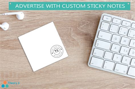 Custom Sticky Notes Business Logo Personalize // Stick Paper - Etsy