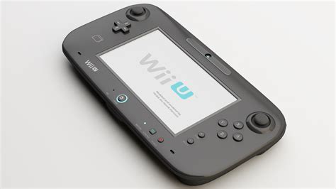 3D Community Glunten: Wii U gamepad WIP by Hinkik