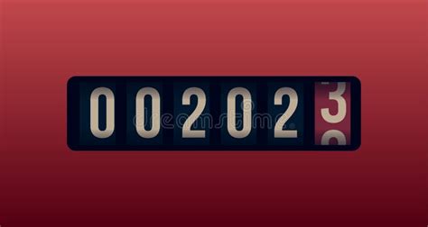 Countdown 2023 Numbers in Stopwatch, Counter Style. Happy New Year Event Poster, Greeting Card ...