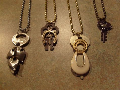 Necklaces made from old keys. | Chez Renee | Pinterest | Key and Key ...