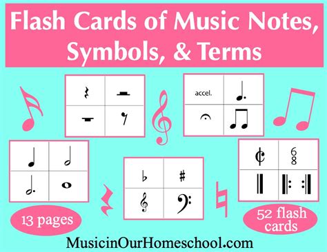 Music Theory Flashcards and Manipulatives | Music in Our Homeschool