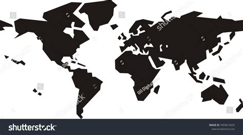 World Map Vector Editable Flags Maps Stock Vector (Royalty Free ...