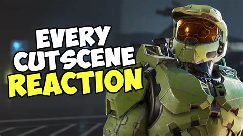 All Halo Infinite Cutscenes REACTION - YouTube