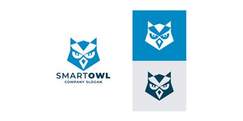 Smart Owl Logo Template by Modernikdesign | Codester