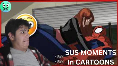 REACTING To SUS MOMENTS In CARTOONS - YouTube