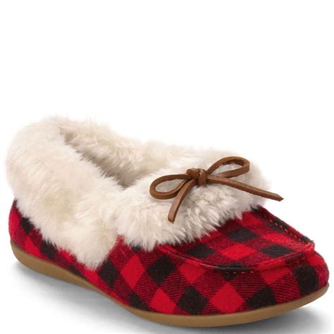 Vionic Women's Juniper Slippers - Black/Red | elliottsboots