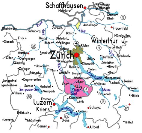 Zug Map