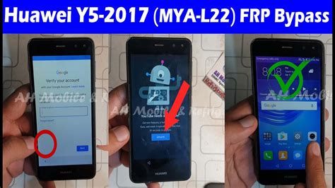 Huawei Y5 2017 (MYA-L22) FRP Bypass YouTube Update Without PC Android 6 - YouTube