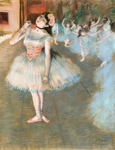 The Star (ca. 1879–1881) painting in high resolution by Edgar Degas ...