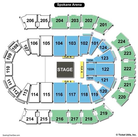 Spokane Arena Seating Chart | Seating Charts & Tickets