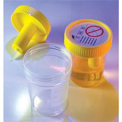 TransferTop Urine Collection Cup with Integrated Transfer Device, 4oz ...