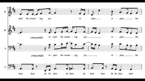 Joy to the World (Pentatonix Arrangement) SATB - Sheet Music (Scored by MusicHaven) - YouTube