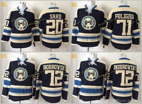 2017 Columbus Blue Jackets #20 Brandon Saad Blue 2016 Nhl Hockey ...