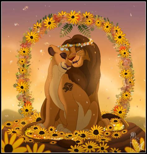 Kopa + 'Tani: Wedding Day by KingSimba on DeviantArt | Lion king art, Lion king, Disney animals