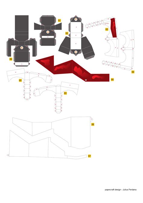 Geek's Republic: Unicorn Gundam by paper-replika [Part 4 Leg]