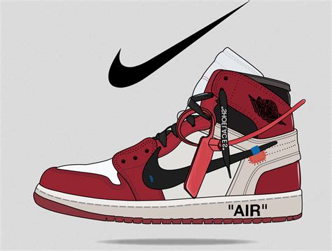 Air Jordan 1 Off-white by Puneet Thapliyal on Dribbble