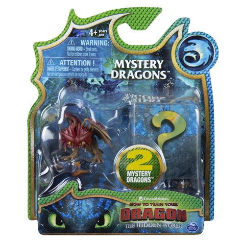 DreamWorks Dragons, Hookfang Mystery Dragons 2-Pack, Collectible Dragon ...