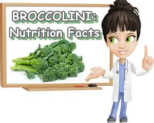 Broccolini: Calories and Nutrition Facts for 1 Cup - NatureWord