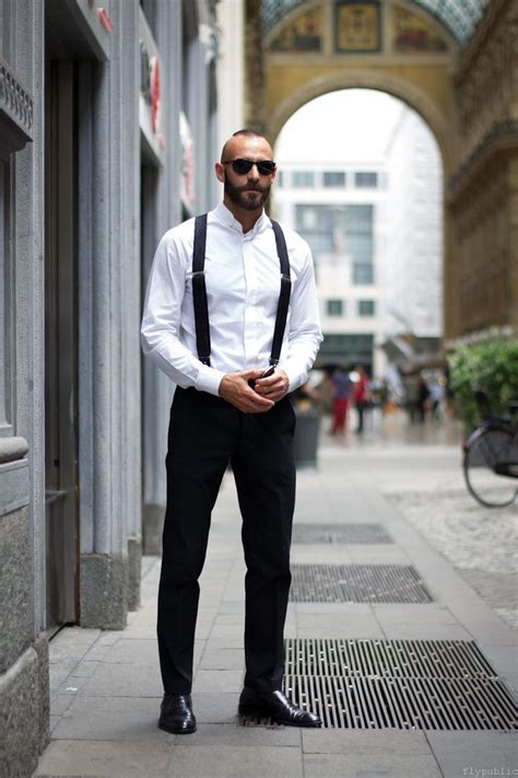 Suspenders Black & White Fashion | SOLETOPIA