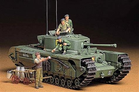 Tamiya Military 1/35 British Churchill Mk VII Tank Kit | Internet Hobbies