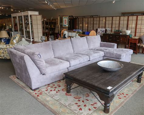 Crate & Barrel Sectional Sofa | New England Home Furniture Consignment