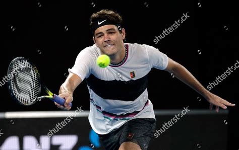 United States Taylor Fritz Makes Forehand Editorial Stock Photo - Stock ...