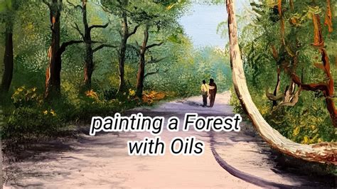 Painting a Forest scene tutorial - YouTube