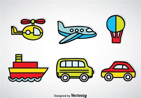 Transportation Vehicle Cartoon Vector 115628 Vector Art at Vecteezy