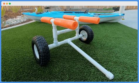 PVC Kayak Cart - DIY, Plans, Reviews, How To Guide 2024 - Kayak Help