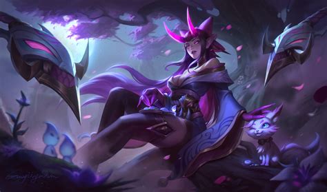 ArtStation - Spirit Blossom Evelynn Fanart