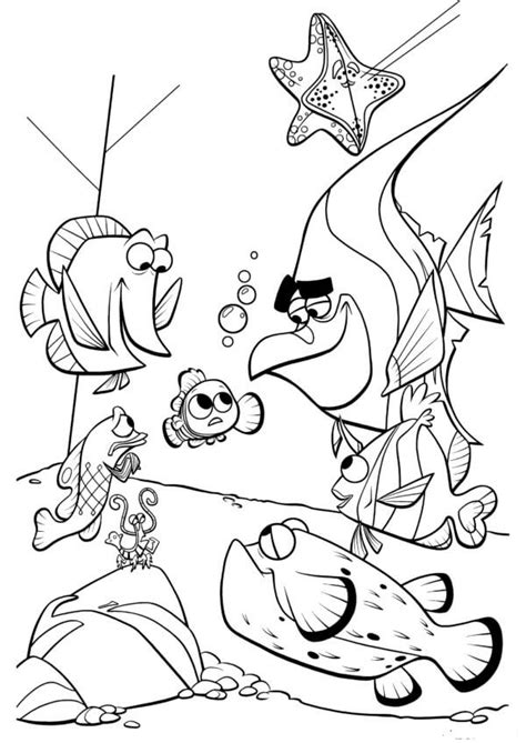 Nemo Has Finally Been Found coloring page - Download, Print or Color Online for Free