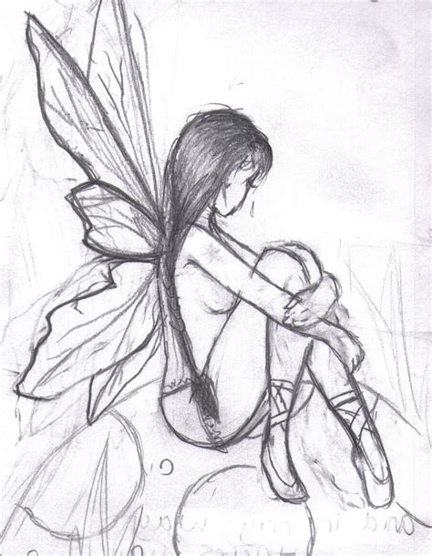 Pencil Drawing Fairies at GetDrawings | Free download