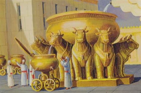 Brazen sea, Solomon’s Temple, brazen laver | Bible history, Masonic art, Tabernacle of moses