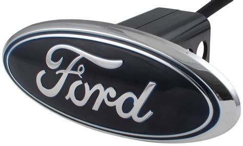 Ford LED Lighted Trailer Hitch Cover - 1-1/4" and 2" Hitches - Chrome ...