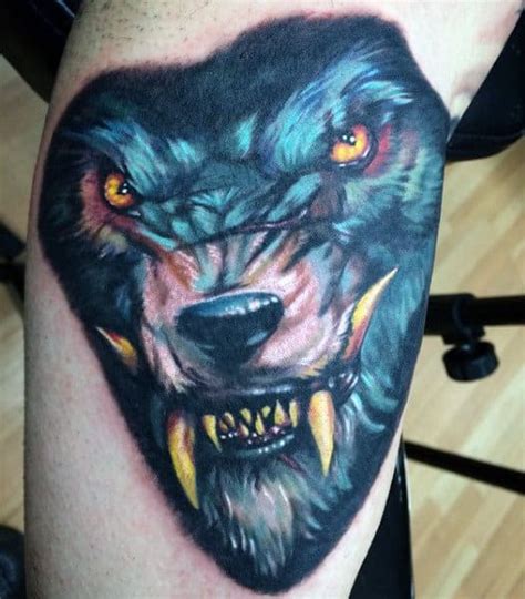 80 Werewolf Tattoo Designs For Men - Full Moon Folklore