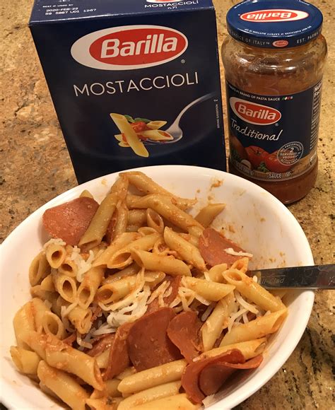 Barilla Gets in the Kitchen with This Dad for some Turkey Pepperoni Mostaccioli - MommysBusy.com