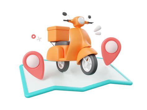 Delivery Bike Design Assets - Free in SVG, PNG, BLEND, GIF | IconScout