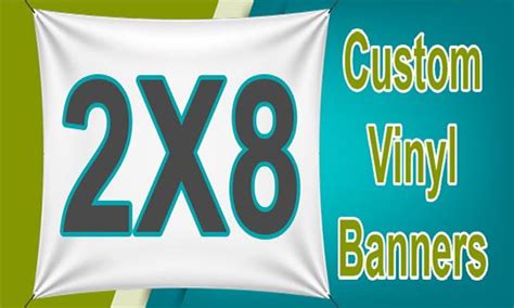 Order 2'x8' Custom Banner (24"x96") | Free Hems and Grommets ...