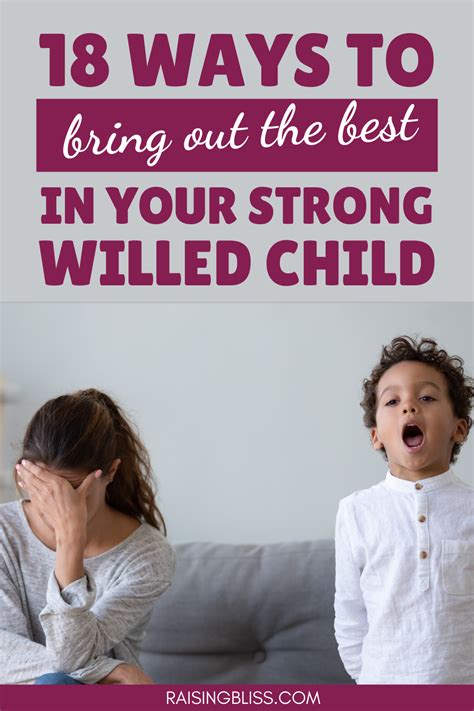 Raising a Strong Willed Child | Strong willed child, Kids behavior ...