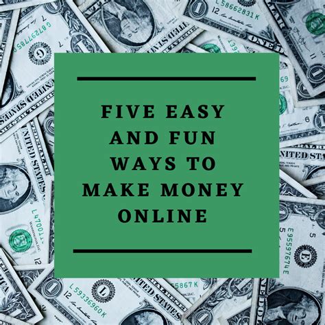 5 Fun and Easy Ways to Make Money Online - ToughNickel