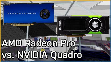 AMD Radeon Pro vs. NVIDIA Quadro: Workstation Performance - YouTube