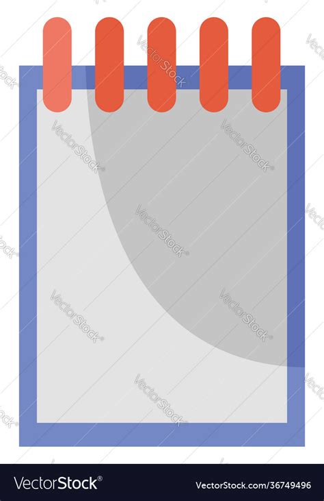 Small sketch book on a white background Royalty Free Vector