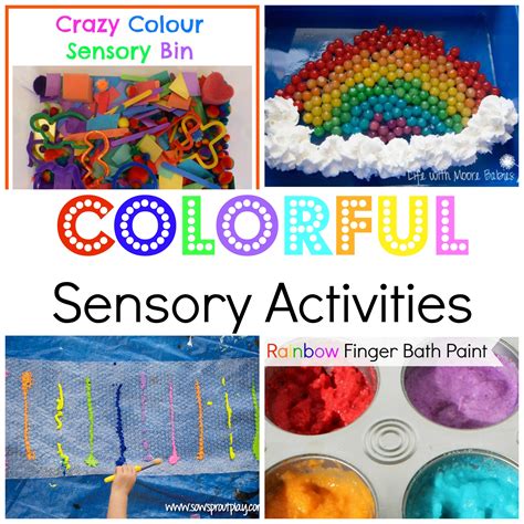 Colorful Sensory Activities {HOP} - Making Time for Mommy